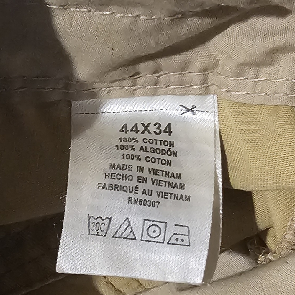 Men Tan Unionbay Cargo Pants - Picture 2 of 3